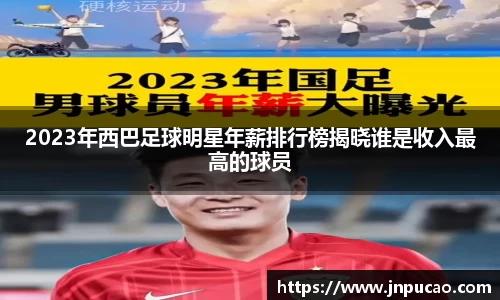 2023年西巴足球明星年薪排行榜揭晓谁是收入最高的球员